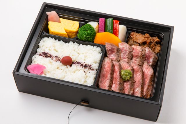 近江牛ステーキ弁当 八傳-【温まる】【1日100個限定】近江牛ステーキ びわこ御膳 【M】