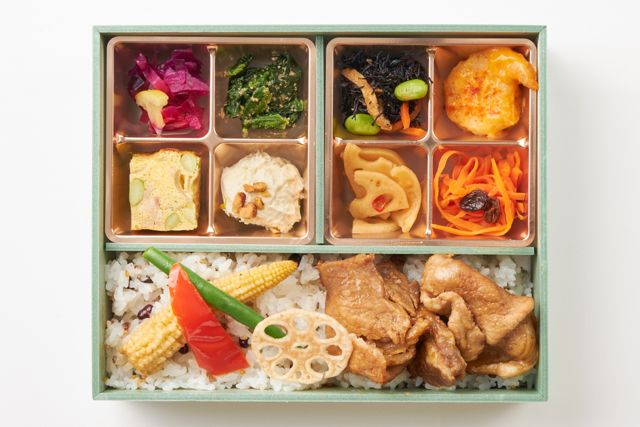 Gemma［ジェンマ］（東京店）-ポークジンジャーと厳選8種の旬彩デリ（雑穀米）