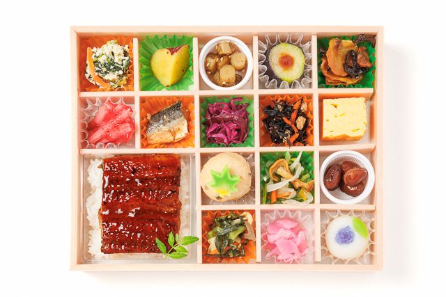 麻布 四季彩堂-【熨斗対応可】鰻の蒲焼きの十六彩折詰