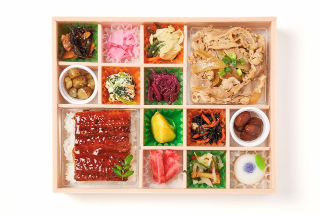麻布 四季彩堂-【熨斗対応可】鰻重と牛めしの十二彩折詰