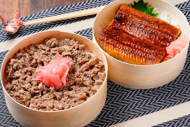 彩うらら-A5黒毛和牛しゃぶしゃぶ＆鰻の2段弁当［U-16］