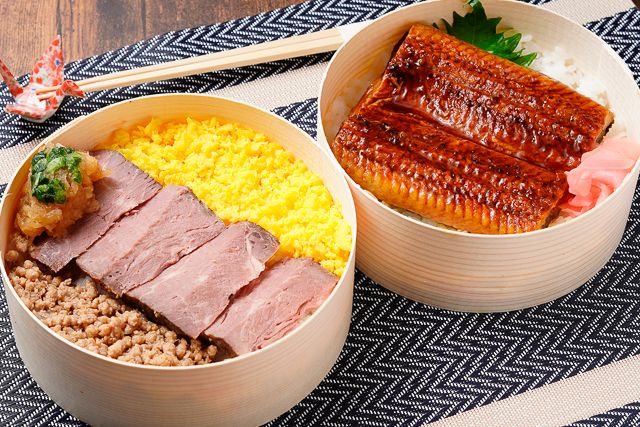 彩うらら-炭火焼き サーロインステーキ＆鰻の2段弁当［U-13］