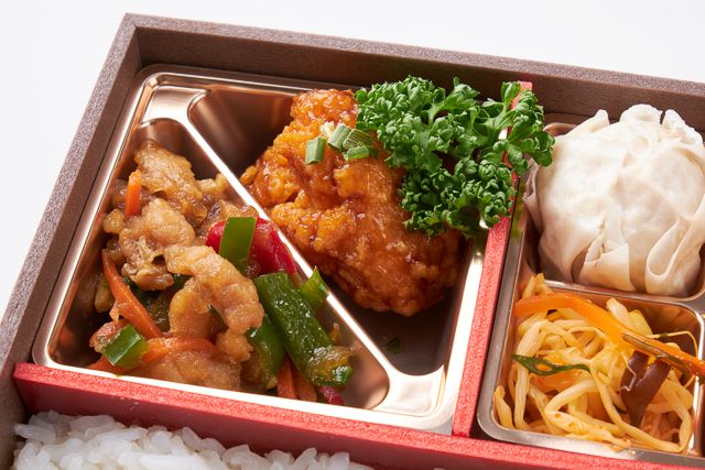 TSUBAME菜館（岩槻店）-TSUBAME-青椒肉絲と甘酢唐揚げ-