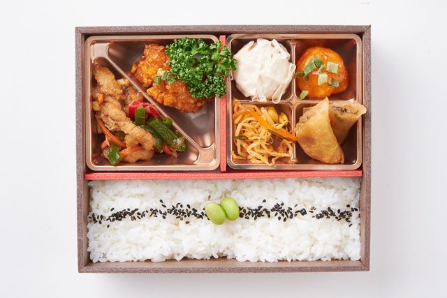 TSUBAME菜館（岩槻店）-TSUBAME-青椒肉絲と甘酢唐揚げ-