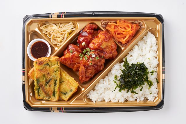 韓菜厨房 モア（岩槻店）-韓菜御膳 ヤンニョムチキンと彩りチヂミ