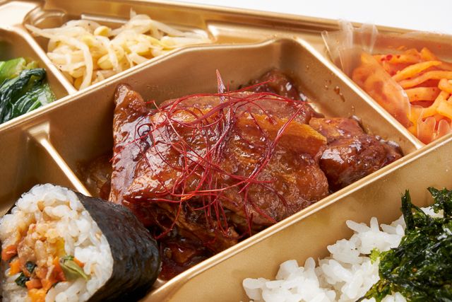 韓菜厨房 モア（岩槻店）-韓菜満載御膳 旨だれデジカルビと特製キンパ