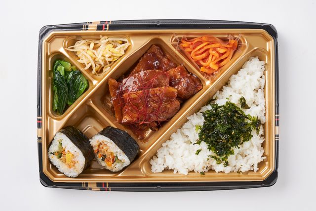 韓菜厨房 モア（岩槻店）-韓菜満載御膳 旨だれデジカルビと特製キンパ