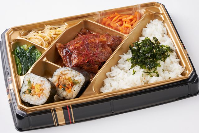 韓菜厨房 モア（岩槻店）-韓菜満載御膳 旨だれデジカルビと特製キンパ