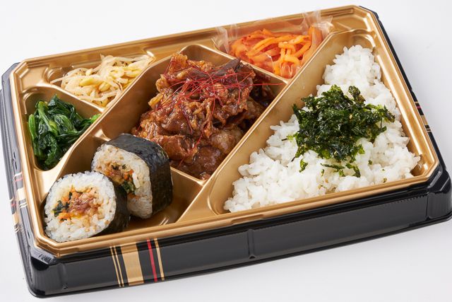 韓菜厨房 モア（岩槻店）-韓菜満載御膳 贅沢牛カルビ焼肉と特製キンパ
