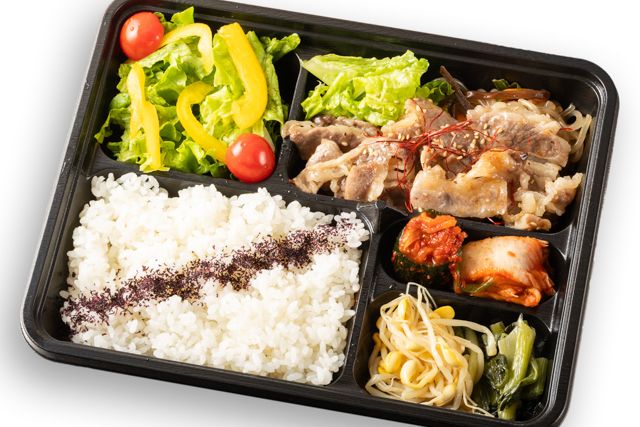 京風焼肉弁当 比叡（札幌店）-やわらかカルビ御膳（濃厚旨塩タレ）