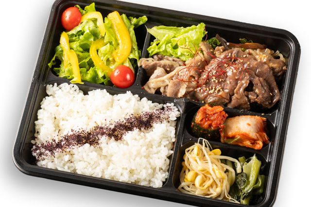 京風焼肉弁当 比叡（札幌店）-やわらかハラミ＆やわらかカルビの合盛り御膳（京風焼肉タレ）