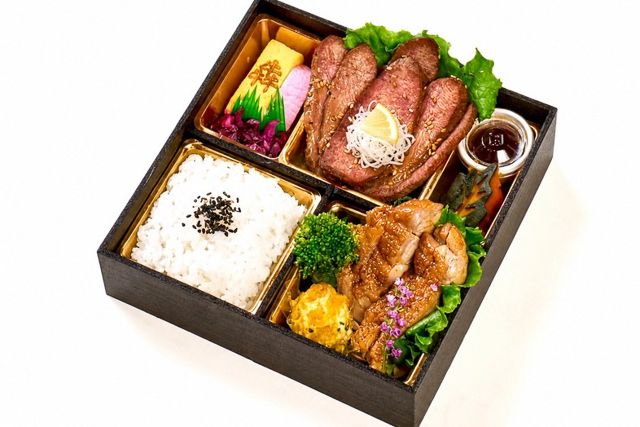 肉割烹 犇-ねぎ塩牛タンと紀州うめどりグリル二味御膳