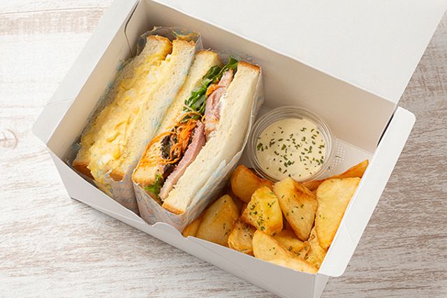 具沢山クラフトサンドイッチ～THE SAND～-【2種のクラフトサンド】鴨のパストラミと玉子のサンドボックス