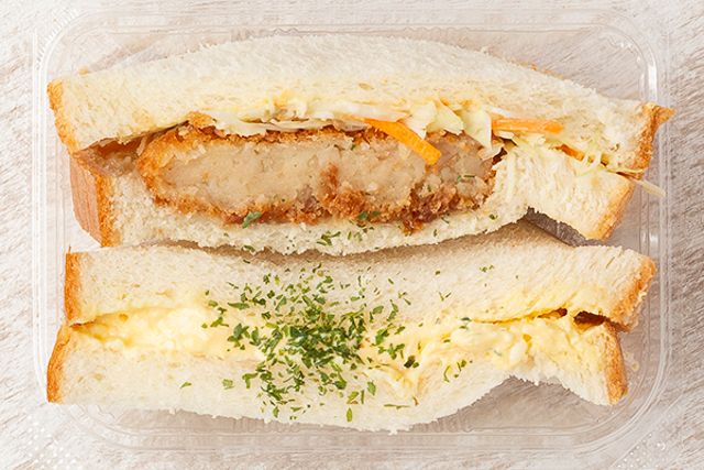 具沢山クラフトサンドイッチ～THE SAND～-【軽食サンド】コロッケ＆玉子サラダ