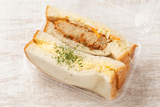 具沢山クラフトサンドイッチ～THE SAND～-【軽食サンド】コロッケ＆玉子サラダ