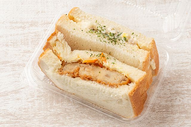 具沢山クラフトサンドイッチ～THE SAND～-【軽食サンド】コロッケ＆ツナ