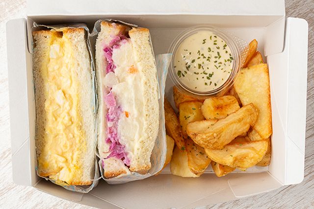 具沢山クラフトサンドイッチ～THE SAND～-【2種のクラフトサンド】ふわとろ玉子とツナマカロニのサンドボックス