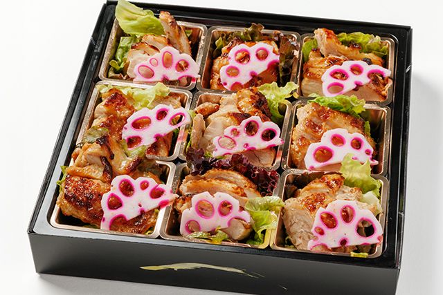 和中一彩 桂扇（オードブル）-鶏みそ焼き