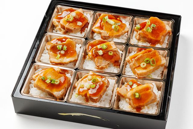 和中一彩 桂扇（オードブル）-角煮丼