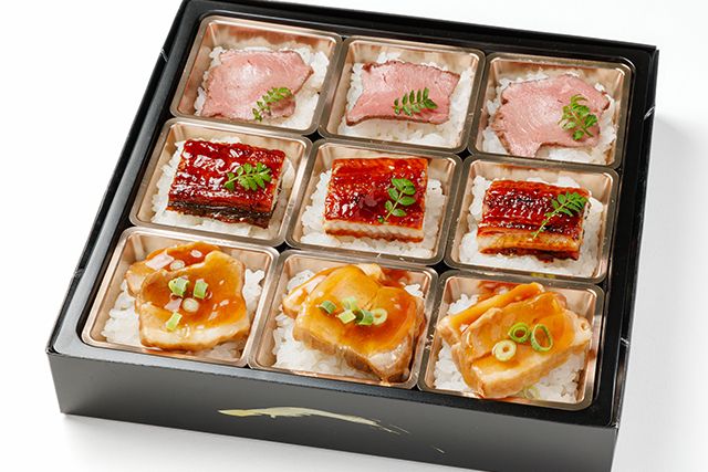 和中一彩 桂扇（オードブル）-3種9寸ご飯盛り合わせ