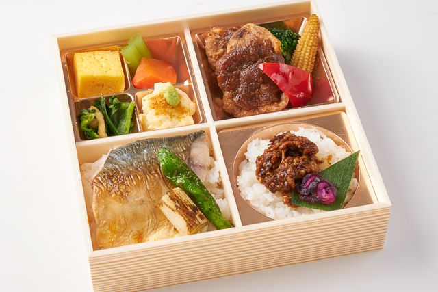 旬菜割烹 膳（東京店）-国産鯖の塩焼きと豚肉の生姜焼き