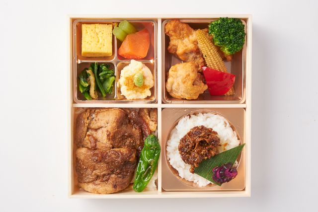旬菜割烹 膳（東京店）-豚肉の生姜焼きと若鶏の唐揚げ