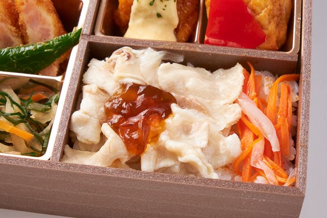 日本料理 しき彩亭（東京店）-しっかり満足仕立て～4種の揚げ物と豚しゃぶポン酢～