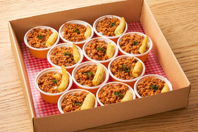 ドライトマトとオリーブの肉そぼろライスボウル