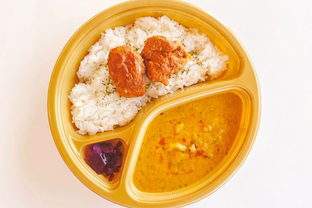 銀座ナイルレストラン（三河店）-特製チキンカレー タンドリーチキンのせ