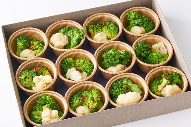 JINBO MINAMI AOYAMA ケータリング（三河店）-ブロッコリーのペペロンチーノ～カリフラワー添え～