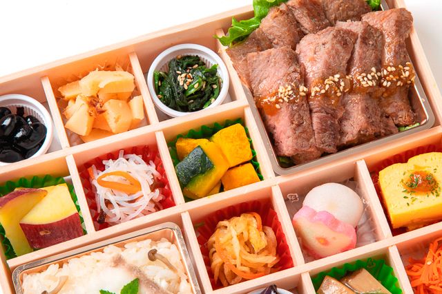 四季の味 莉匠庵 （神戸店）-彩り 鯛めし＆ステーキ御膳