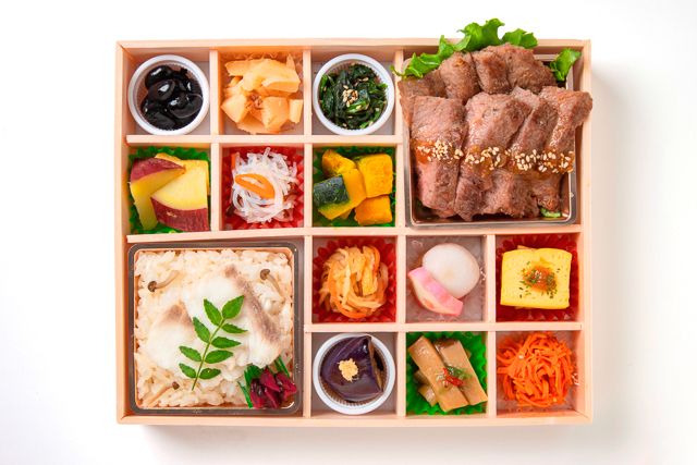 四季の味 莉匠庵 （神戸店）-彩り 鯛めし＆ステーキ御膳