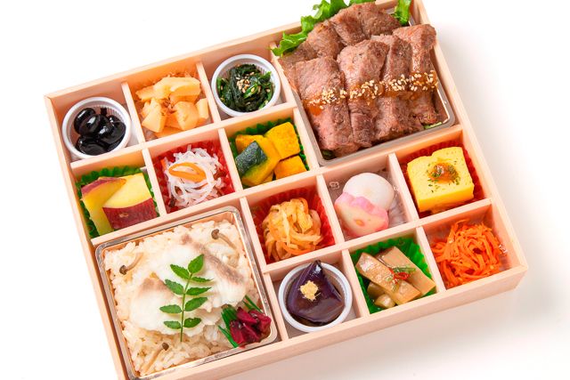 四季の味 莉匠庵 （神戸店）-彩り 鯛めし＆ステーキ御膳