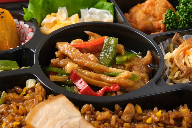 中華料理 馬九行久ーうまくいくー（福岡店）-彩り青椒肉絲と焼きめしの祥雲御膳