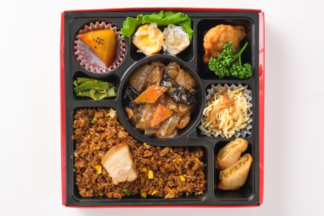 中華料理 馬九行久ーうまくいくー（福岡店）-特選牛肉の黒胡椒炒めと焼きめしの祥雲御膳