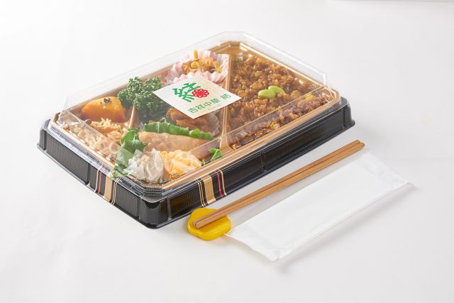 吉祥中華 結-musubi-（福岡店）-【Wメイン】黒酢酢豚＆青椒肉絲弁当【焼飯】