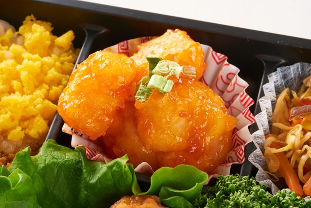 青山チャイナキッチン（福岡店）-海老チリソース＆2色ごはんのチャイナBOX