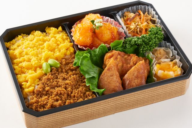 青山チャイナキッチン（福岡店）-海老チリソース＆2色ごはんのチャイナBOX