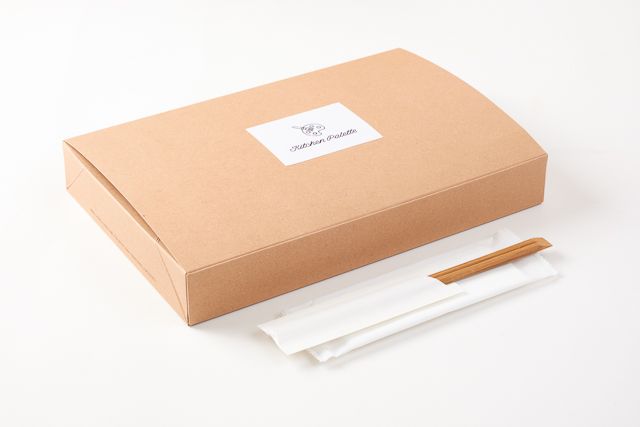 Kitchen Palette（福岡店）-本格ハンバーグとWチキンステーキの肉盛弁当【白米】