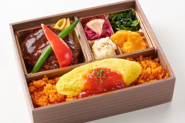 洋食亭 Silver spoon（福岡店）-完熟トマトのオムライス ＆ デミグラスハンバーグ
