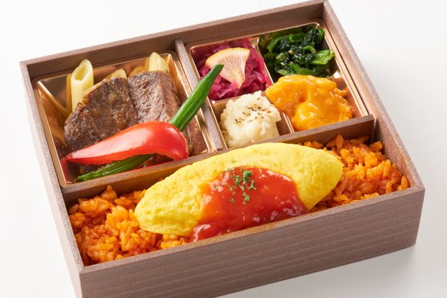 洋食亭 Silver spoon（福岡店）-完熟トマトのオムライス ＆ シャリアピン牛ステーキ