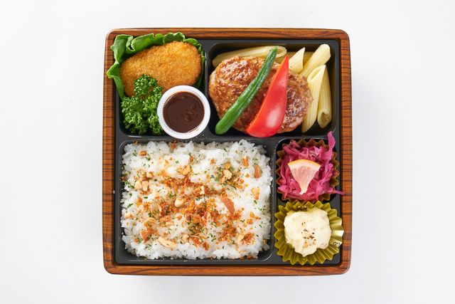 WERK―街の洋食―（福岡店）-熟成シャリアピンハンバーグ ＆ 蟹クリームコロッケ