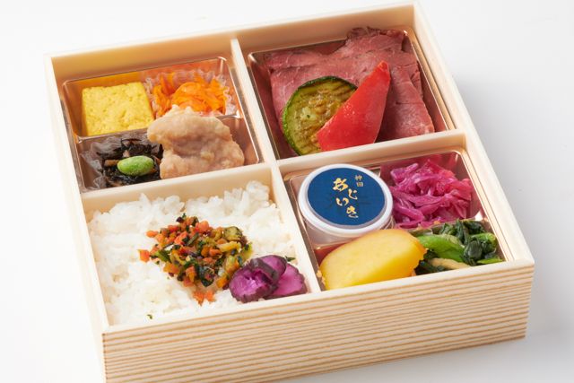 創作和食 神田 あじいき（東京店）-ローストビーフ御膳（おろしソース）～鶏肉の塩麹焼き～