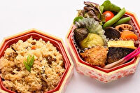 揚庵-かしわめし彩り二段弁当