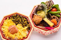 揚庵-老舗『明太子のふくや』の博多明太彩り二段弁当