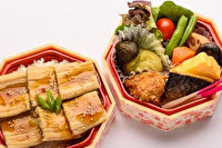 揚庵-穴子彩り二段弁当