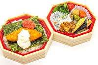 揚庵-大人の明太二段のり弁当