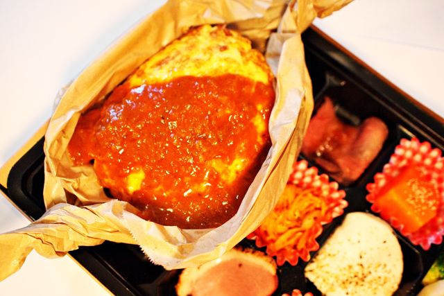 淡路町カフェ カプチェット・ロッソ-【お茶なし】淡路町カフェBOX オムライス＆カレー