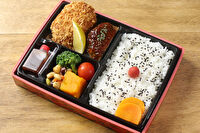 麻布十番 楽万コロッケ-楽万クロケット＆ハンバーグ弁当