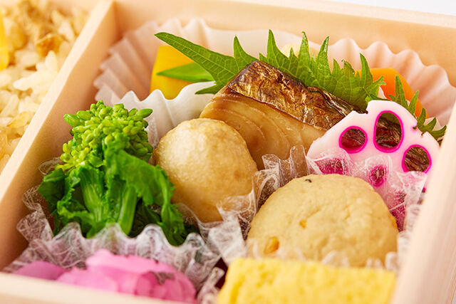 【春限定】山菜ごはんと鰆の柚庵焼き弁当